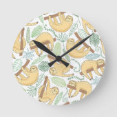 Hangende sleuven ronde klok (Voorkant)