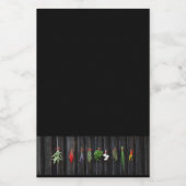 Hangende Spice Food Label Voedselcontainer Etiket (Enkel label)