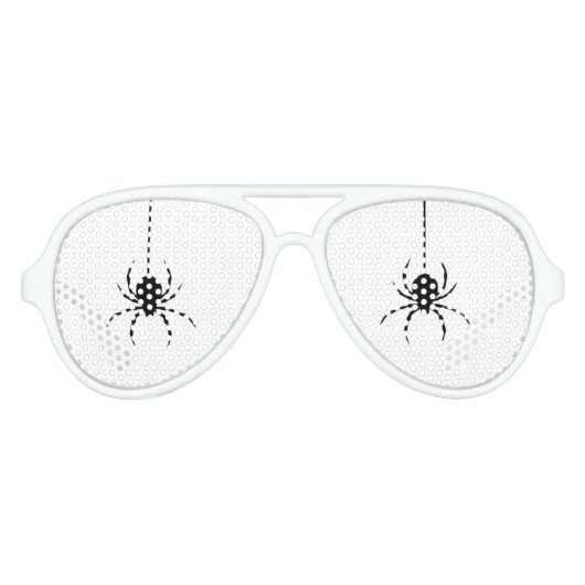 Hangende Spider - Zonnebril Party Shades (Voorkant)