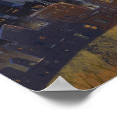 Hangende sterren Art Matte Poster (Hoek)