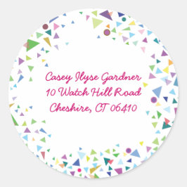 Hangende Sterren Joods ANTWOORD TERUG stickers lab