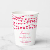 Hangende String Love Hearts Vrijgezellenfeest Papieren Bekers (Achterkant)