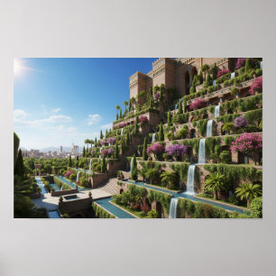 Hangende tuinen van Babylon Poster