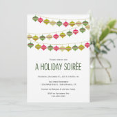 Hangende versiering - Uitnodiging voor feestelijke (Staand voorkant)