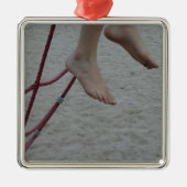 hangende voet klimmende lijsten voetspeelzand metalen ornament (Voorkant)