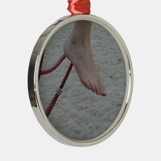 hangende voet klimmende lijsten voetspeelzand metalen ornament (Rechts)