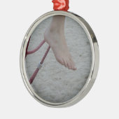 hangende voet klimmende lijsten voetspeelzand metalen ornament (Links)