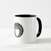 Hangende wisteria mok (Voorkant rechts)