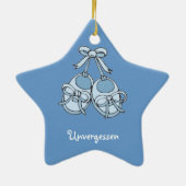 Hängeornament Stern Keramisch Ornament (Achterkant)