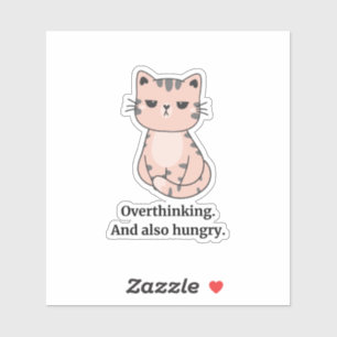 Hanger Cat Sticker