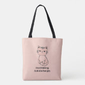 Hanger Cat Tote Bag (Achterkant)