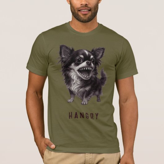 Hanger Chihuahua - Grappig Agressief Angry Scary T-shirt (Voorkant)