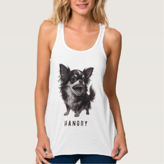 Hanger Chihuahua - Grappig Agressief Angry Scary Tanktop