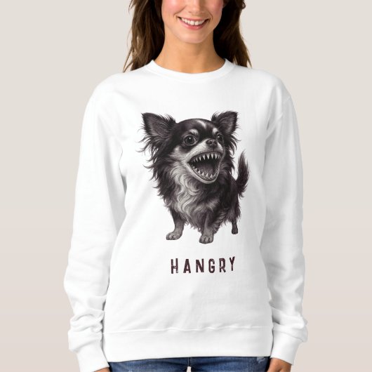 Hanger Chihuahua - Grappig Agressief Angry Scary Trui (Voorkant)