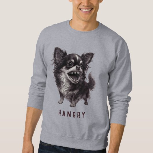 Hanger Chihuahua - Grappig Agressief Angry Scary Trui (Voorkant)