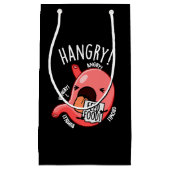 Hanger Funny Maag Pun Donker BG Klein Cadeauzakje (Voorkant)