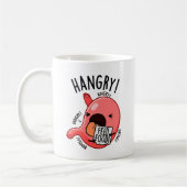 Hanger Funny Maag Pun Koffiemok (Links)