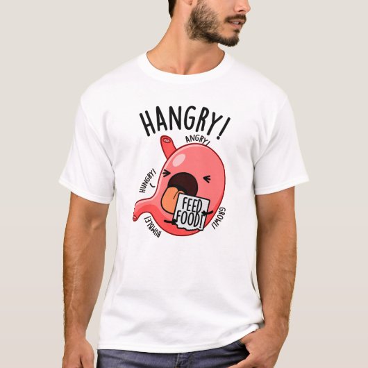Hanger Funny Maag Pun T-shirt (Voorkant)