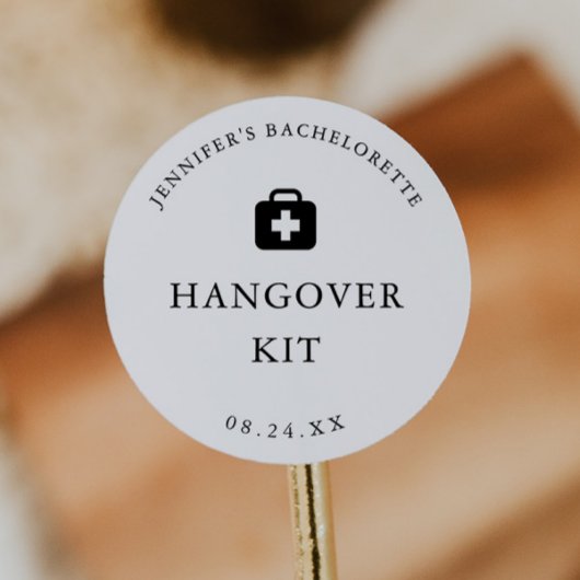 Hanger Kit Bruidsfeest Favor Ronde Sticker
