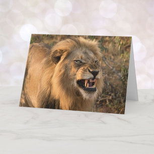 Hanger Lion Let's Do Lunch aanpassen Kaart