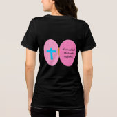 Hanger met fotootje Tri-Blend shirt (Achterkant)