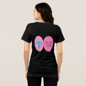 Hanger met fotootje Tri-Blend shirt (Achterkant volledig)