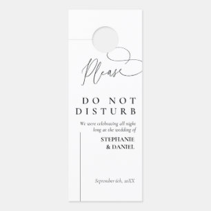 Hanger van de huwelijksdeur gepersonaliseerd