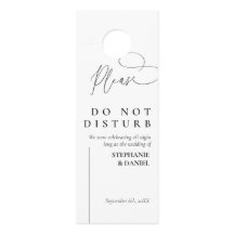 Hanger van de huwelijksdeur gepersonaliseerd