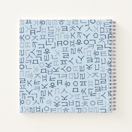 Hangeul Notitieboek (Achterkant)