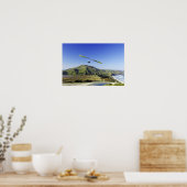 Hangglider, Otago schiereiland, bij Dunedin, Poster (Keuken)