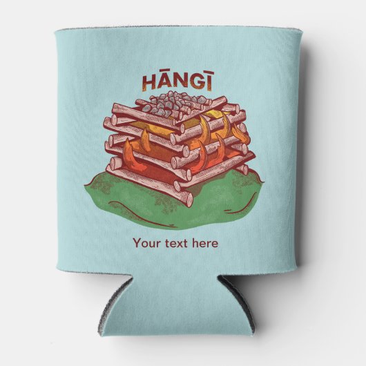 Hangi Maori Koken Voedsel Kai Blikjeskoeler (Voorkant)