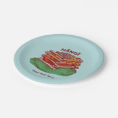 Hangi Maori Koken Voedsel Kai Papieren Bordje (Gekanteld)