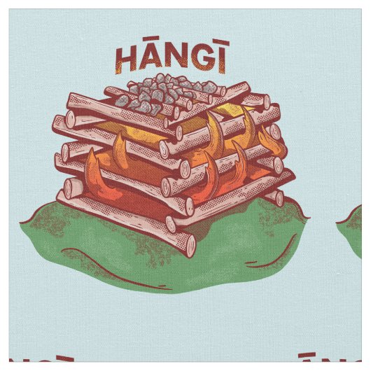 Hangi Maori Koken Voedsel Kai Stof (Close Up)