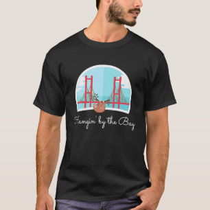 Hangin 'by the Bay Luiaard Golden Gate San Francis T-shirt