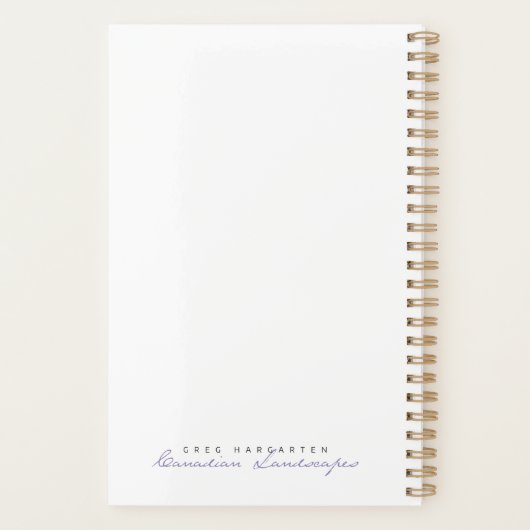 Hangin Hearts Lake Day Planner (Achterkant)