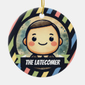 Hangin’ In There… Uiteindelijk – Kantoor Christmas Keramisch Ornament (Voorkant)