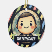 Hangin’ In There… Uiteindelijk – Kantoor Christmas Keramisch Ornament (Links)