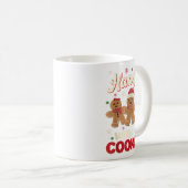 Hangin Met Mijn Cookies Gingerbread Man Xmas Teach Koffiemok (Voorkant rechts)