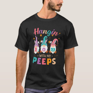 Hangin met mijn Gnome Cute Pëp Bunny Funny Easter T-shirt