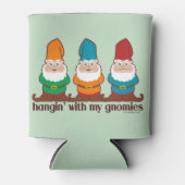 Hangin met mijn gnomen blikjeskoeler (Voorkant)