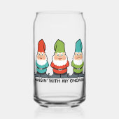 Hangin met mijn gnomen blikvorm glas (Voorkant)