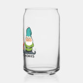 Hangin met mijn gnomen blikvorm glas (Links)