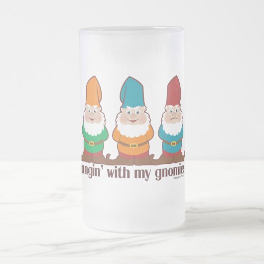 Hangin' met mijn Gnomen Design Matglas Bierpul (Center)