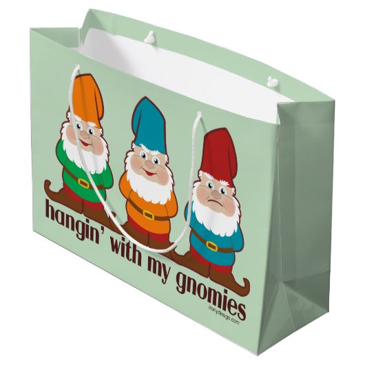 Hangin met mijn gnomen groot cadeauzakje (Achterkant Gekanteld)