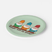 Hangin met mijn gnomen papieren bordje (Gekanteld)