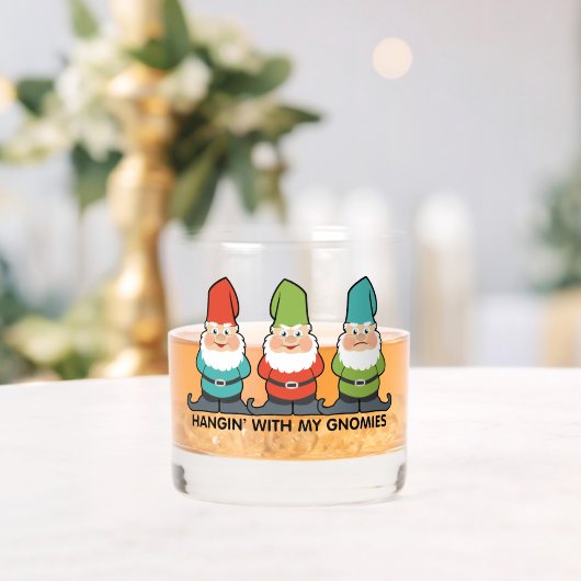 Hangin met mijn gnomen whisky glas (Insitu (Huwelijk))