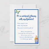 Hangin met mijn Gnomies, Fun Colorful Gnome Kaart (Achterkant)