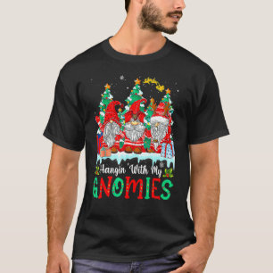 Hangin' met mijn Gnomies Gnomes 15 kerst T-shirt