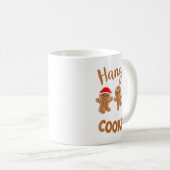 Hangin met mijn koekjes ontbijtkoek kerstmis voor  koffiemok (Voorkant rechts)