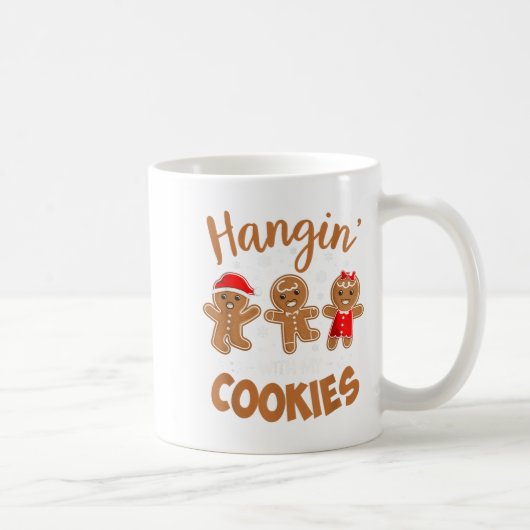 Hangin met mijn koekjes ontbijtkoek kerstmis voor  koffiemok (Rechts)